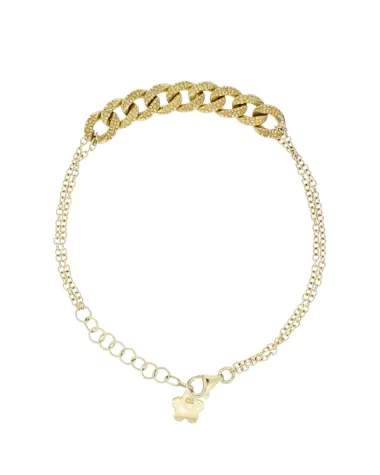 18CT Y/G BRACELET MNT 1pt/36s